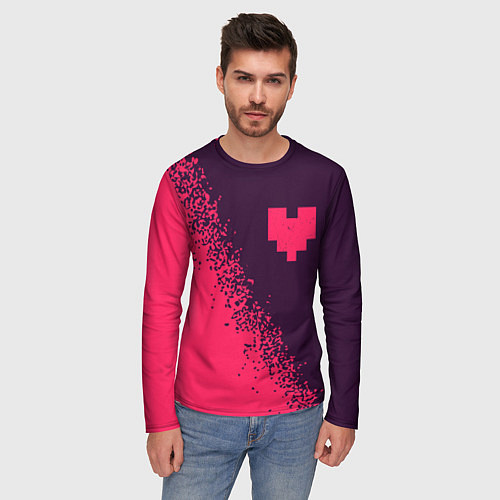 Мужской лонгслив ДЕЛЬТАРУН Арт / 3D-принт – фото 3