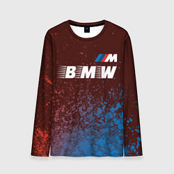 Лонгслив мужской БМВ BMW - Краски, цвет: 3D-принт