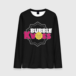 Лонгслив мужской Bubble Kvass - emblem, цвет: 3D-принт