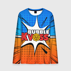 Лонгслив мужской Бабл квас бум, цвет: 3D-принт