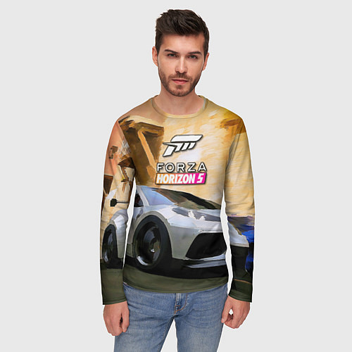 Мужской лонгслив Игрище Forza Horizon 5 / 3D-принт – фото 3