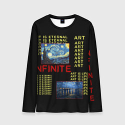 Лонгслив мужской Ван Гог Infinite, цвет: 3D-принт