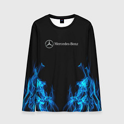 Лонгслив мужской Mercedes-Benz Fire, цвет: 3D-принт