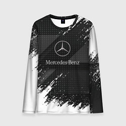 Лонгслив мужской Mercedes-Benz - Темный, цвет: 3D-принт