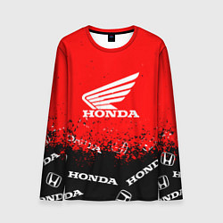 Лонгслив мужской Honda sport брызги, цвет: 3D-принт