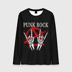 Лонгслив мужской Punk Rock Панки Хой, цвет: 3D-принт