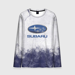 Лонгслив мужской Subaru Трещина, цвет: 3D-принт