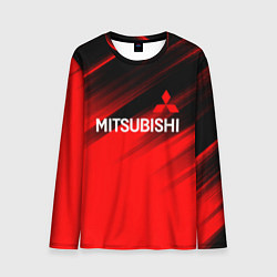 Лонгслив мужской Mitsubishi - Red Sport, цвет: 3D-принт