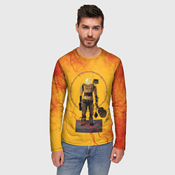 Лонгслив мужской Командо с гитарой, цвет: 3D-принт — фото 2