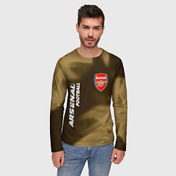 Лонгслив мужской АРСЕНАЛ Arsenal Football Огонь, цвет: 3D-принт — фото 2