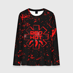 Лонгслив мужской Red Hot Chili Peppers, лого, цвет: 3D-принт