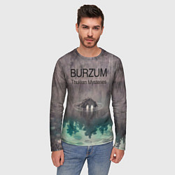Лонгслив мужской Thulean Mysteries - Burzum, цвет: 3D-принт — фото 2