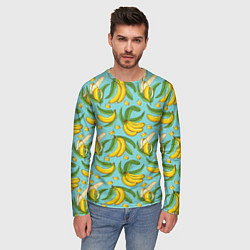Лонгслив мужской Banana pattern Summer Fashion 2022, цвет: 3D-принт — фото 2