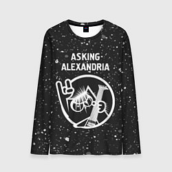 Лонгслив мужской Asking Alexandria - КОТ - Краска, цвет: 3D-принт