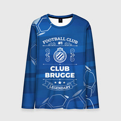 Лонгслив мужской Club Brugge FC 1, цвет: 3D-принт