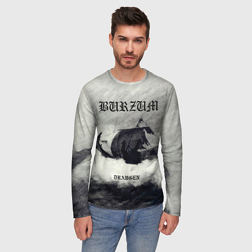 Мужской лонгслив Burzum - Draugen / 3D-принт – фото 3