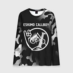 Лонгслив мужской Eskimo Callboy - КОТ - Камуфляж, цвет: 3D-принт