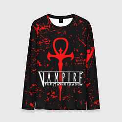 Лонгслив мужской Vampire The Masquerade Bloodlines, цвет: 3D-принт