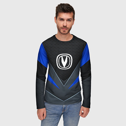 Мужской лонгслив CHANGAN - ЧАНГАН КИТАЙСКИЙ / 3D-принт – фото 3