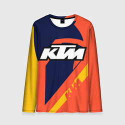 Лонгслив мужской KTM VINTAGE SPORTWEAR, цвет: 3D-принт