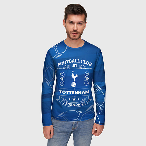 Мужской лонгслив Tottenham FC 1 / 3D-принт – фото 3