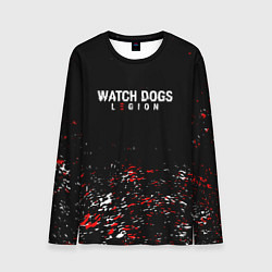 Лонгслив мужской Watch Dogs 2 Брызги красок, цвет: 3D-принт