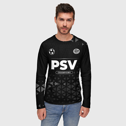 Мужской лонгслив PSV Champions Uniform / 3D-принт – фото 3