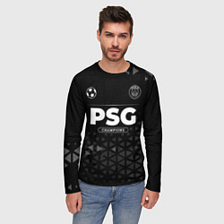Лонгслив мужской PSG Champions Uniform, цвет: 3D-принт — фото 2