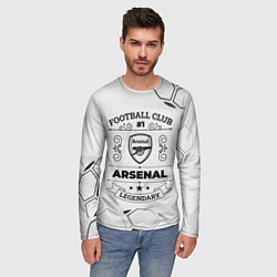 Лонгслив мужской Arsenal Football Club Number 1 Legendary, цвет: 3D-принт — фото 2