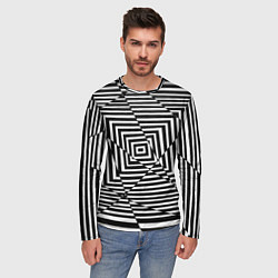 Лонгслив мужской Broken Square, цвет: 3D-принт — фото 2