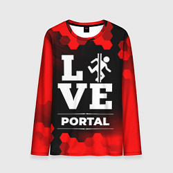 Лонгслив мужской Portal Love Классика, цвет: 3D-принт