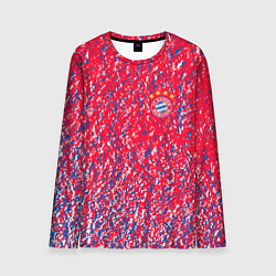 Лонгслив мужской Bayern munchen брызги красок, цвет: 3D-принт