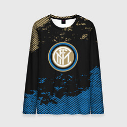 Лонгслив мужской Inter logo, цвет: 3D-принт