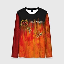 Лонгслив мужской Hell Awaits - Slayer, цвет: 3D-принт
