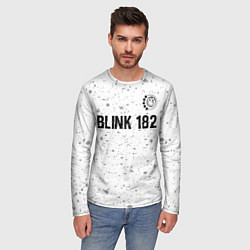 Лонгслив мужской Blink 182 Glitch на светлом фоне, цвет: 3D-принт — фото 2