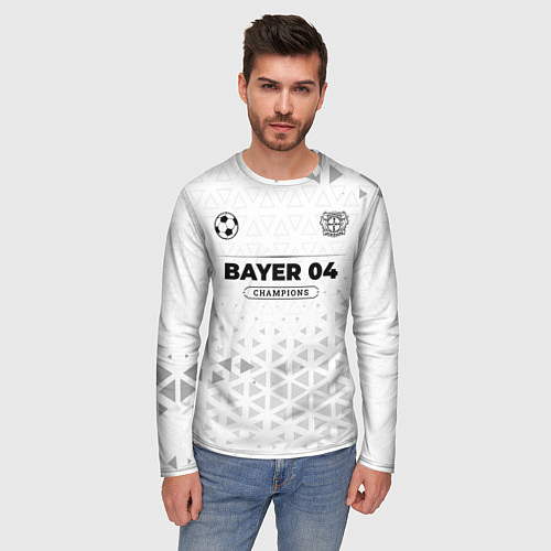 Мужской лонгслив Bayer 04 Champions Униформа / 3D-принт – фото 3