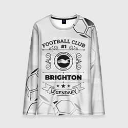 Лонгслив мужской Brighton Football Club Number 1 Legendary, цвет: 3D-принт