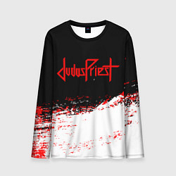 Лонгслив мужской Judas Priest текстура, цвет: 3D-принт