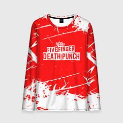 Лонгслив мужской Five Finger Death Punch - metal, цвет: 3D-принт