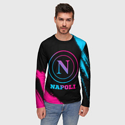 Лонгслив мужской Napoli FC Neon Gradient, цвет: 3D-принт — фото 2