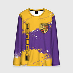 Мужской лонгслив PORSCHE- LAKERS COLORS