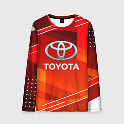 Лонгслив мужской Toyota Abstraction Sport, цвет: 3D-принт