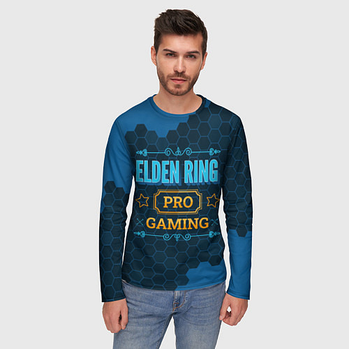 Мужской лонгслив Игра Elden Ring: pro gaming / 3D-принт – фото 3