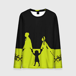 Мужской лонгслив Семья шпиона Black&Yellow