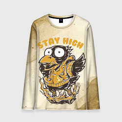 Лонгслив мужской Воронёнок, цвет: 3D-принт