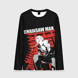 Лонгслив мужской Chainsaw - Макима, цвет: 3D-принт