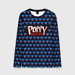 Лонгслив мужской Poppy Playtime - Huggy Wuggy Pattern, цвет: 3D-принт
