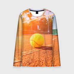 Лонгслив мужской Теннис - рассвет, цвет: 3D-принт