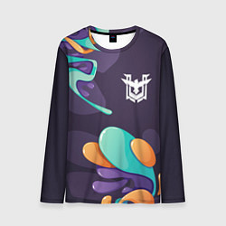 Мужской лонгслив Free Fire graffity splash