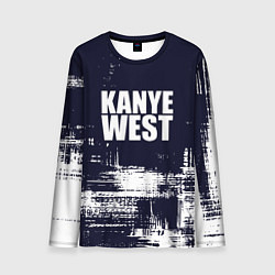 Лонгслив мужской Kanye west - краска, цвет: 3D-принт